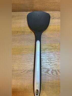 Calphalon Nylon & Silicone Long Handle Black & Grey Turner Spatula 13” Long